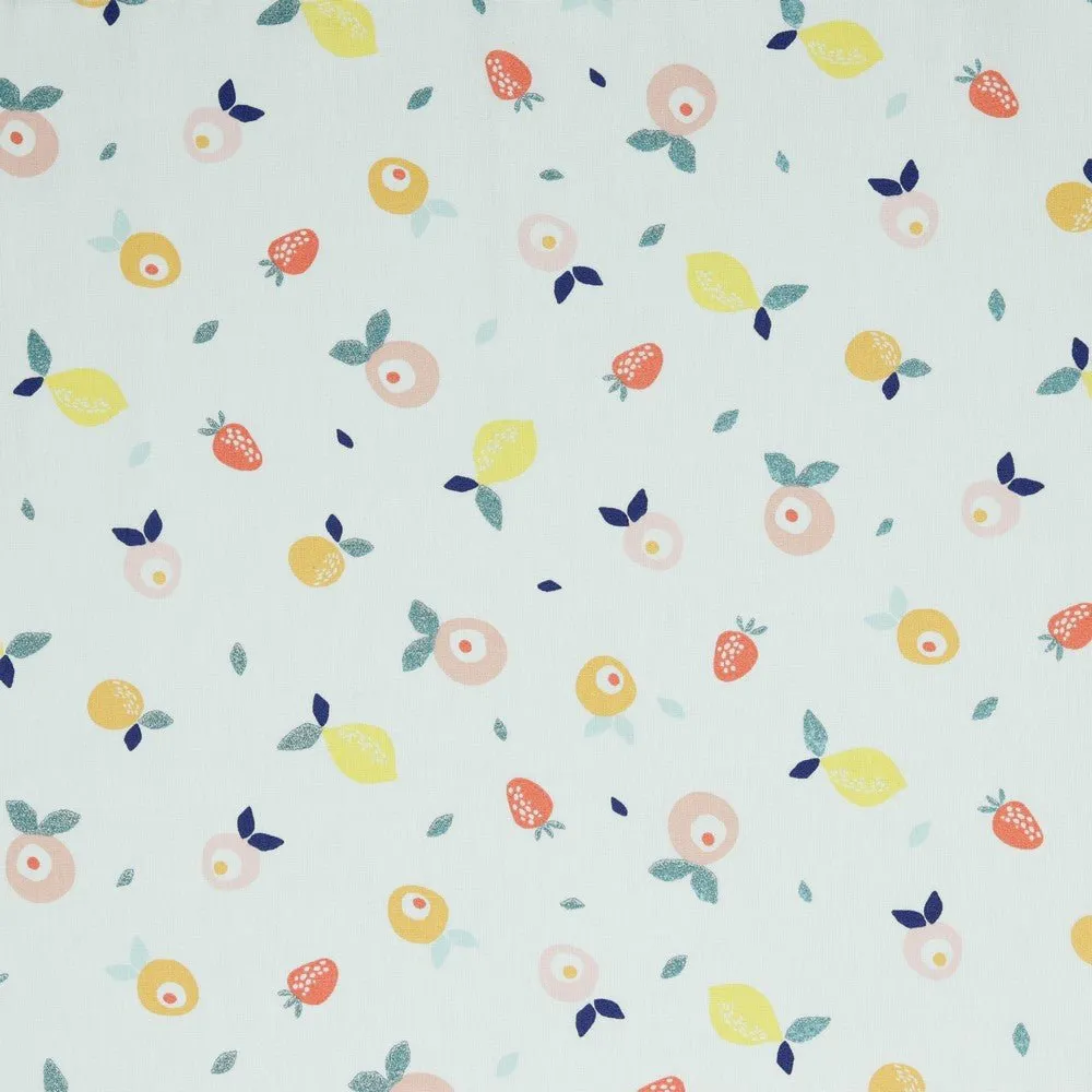 100% Cotton Print - Glitter Fruit