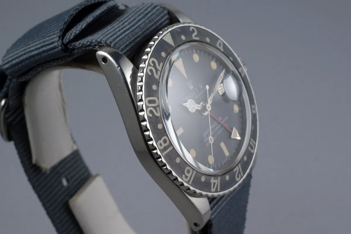 1966 Rolex GMT 1675 Mark I Dial with Faded Insert