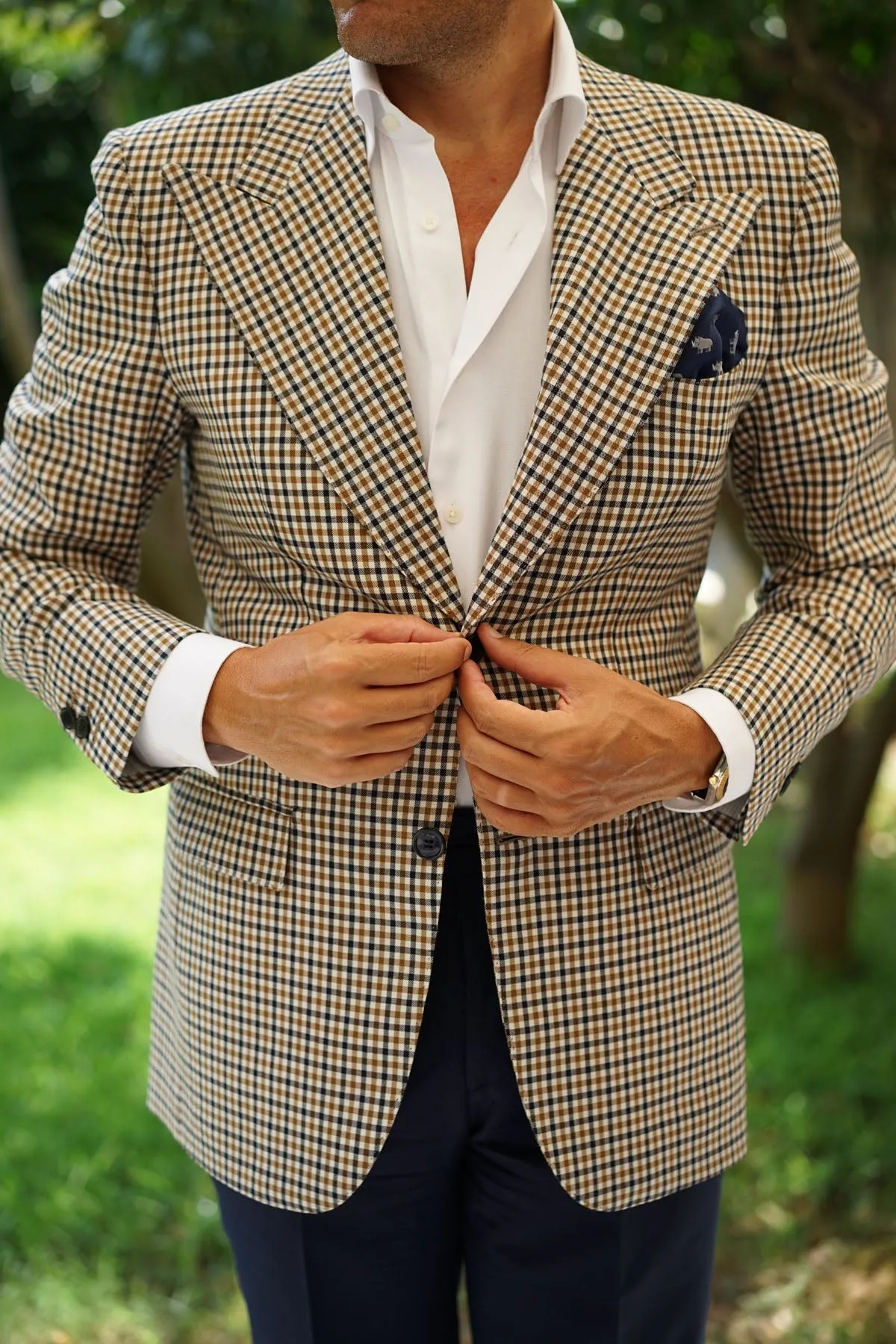 African Rhino Pocket Square