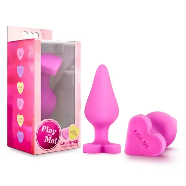 Blush Naughtier Candy Hearts Ride Me Pink