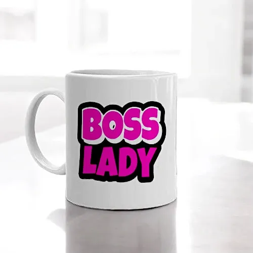 Boss Lady Printed Coffee Mug