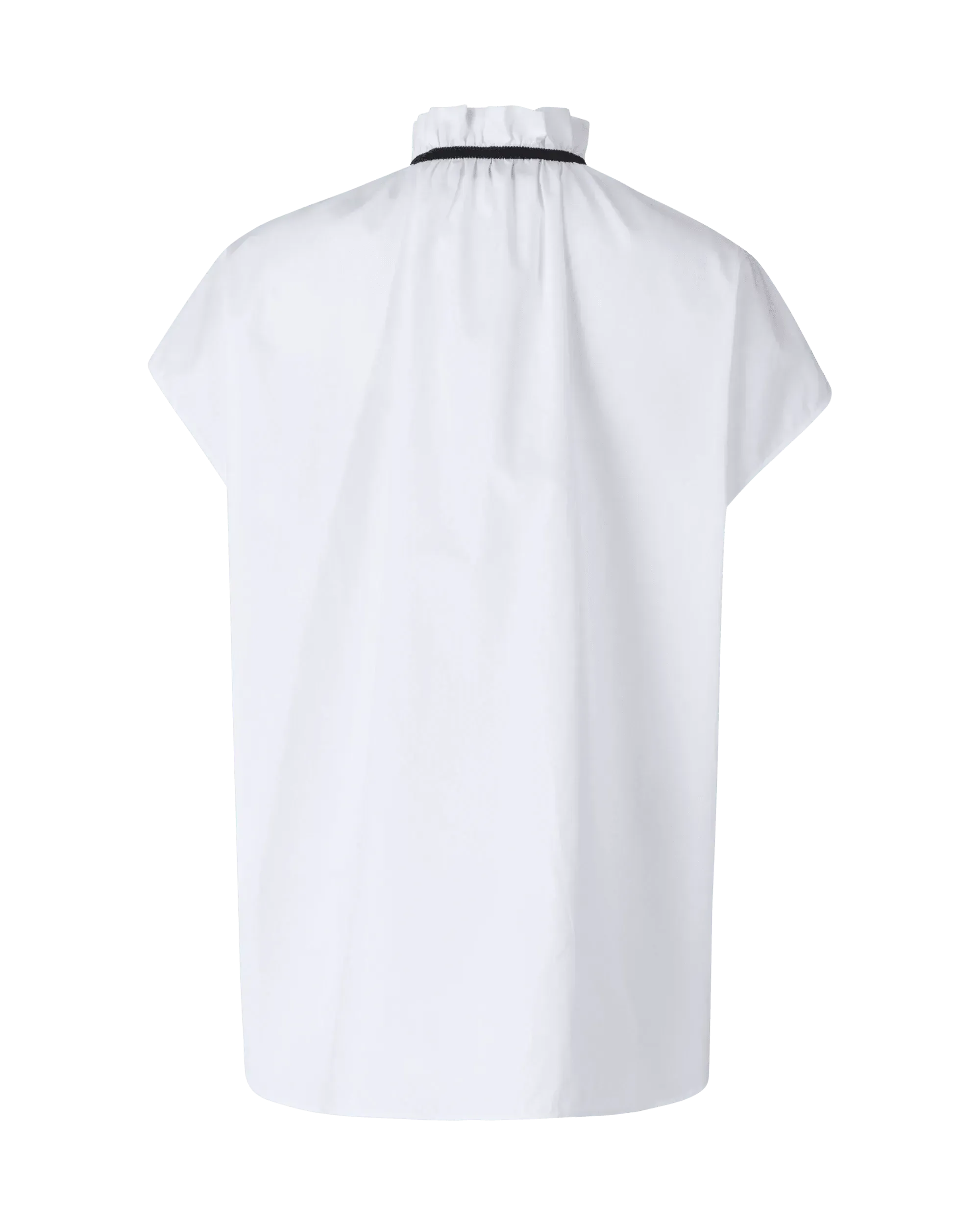 Bow Detail Poplin Shirt