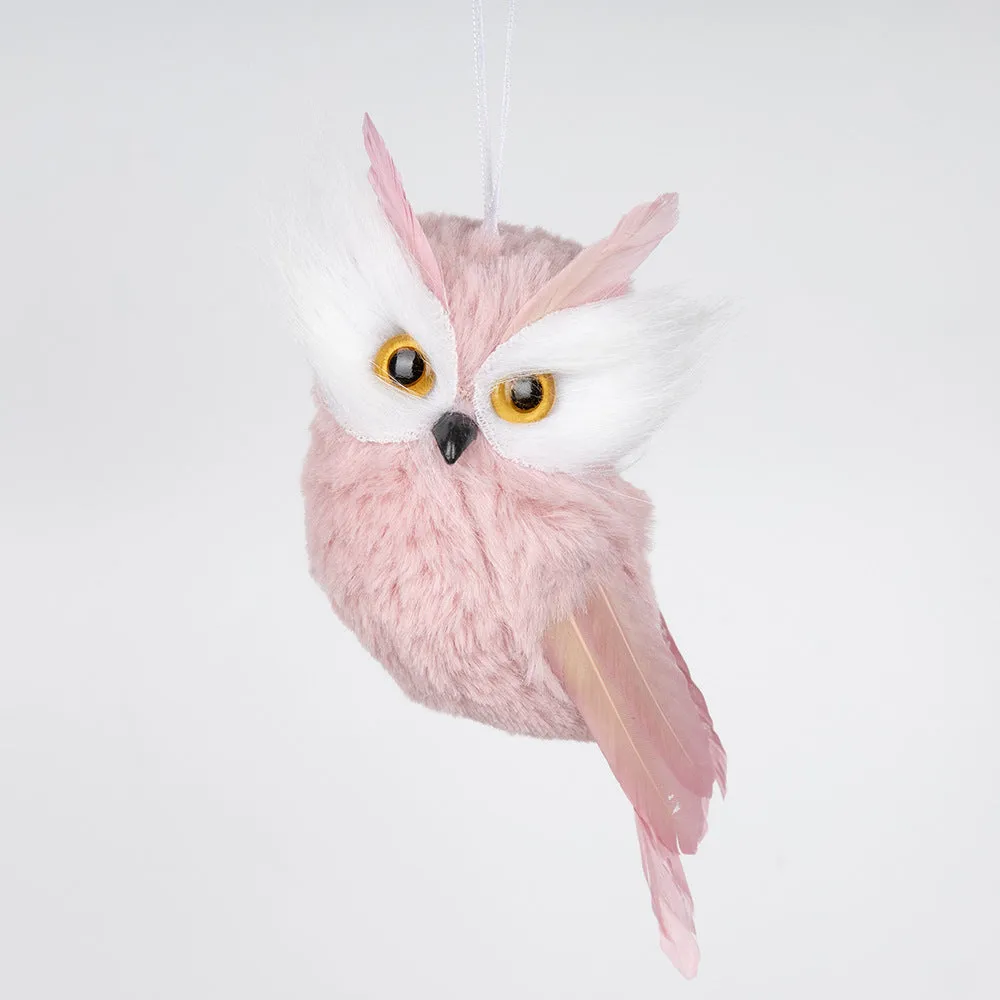 Bulk Christmas Owl Ornaments Simulated Foam Birds Decorations for Xmas Tree Wedding Garden Outdoor Decor Wholesale