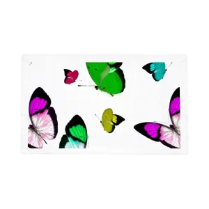 Butterflies Acid Green Acrylic Vanity Tray 12.25X7.75