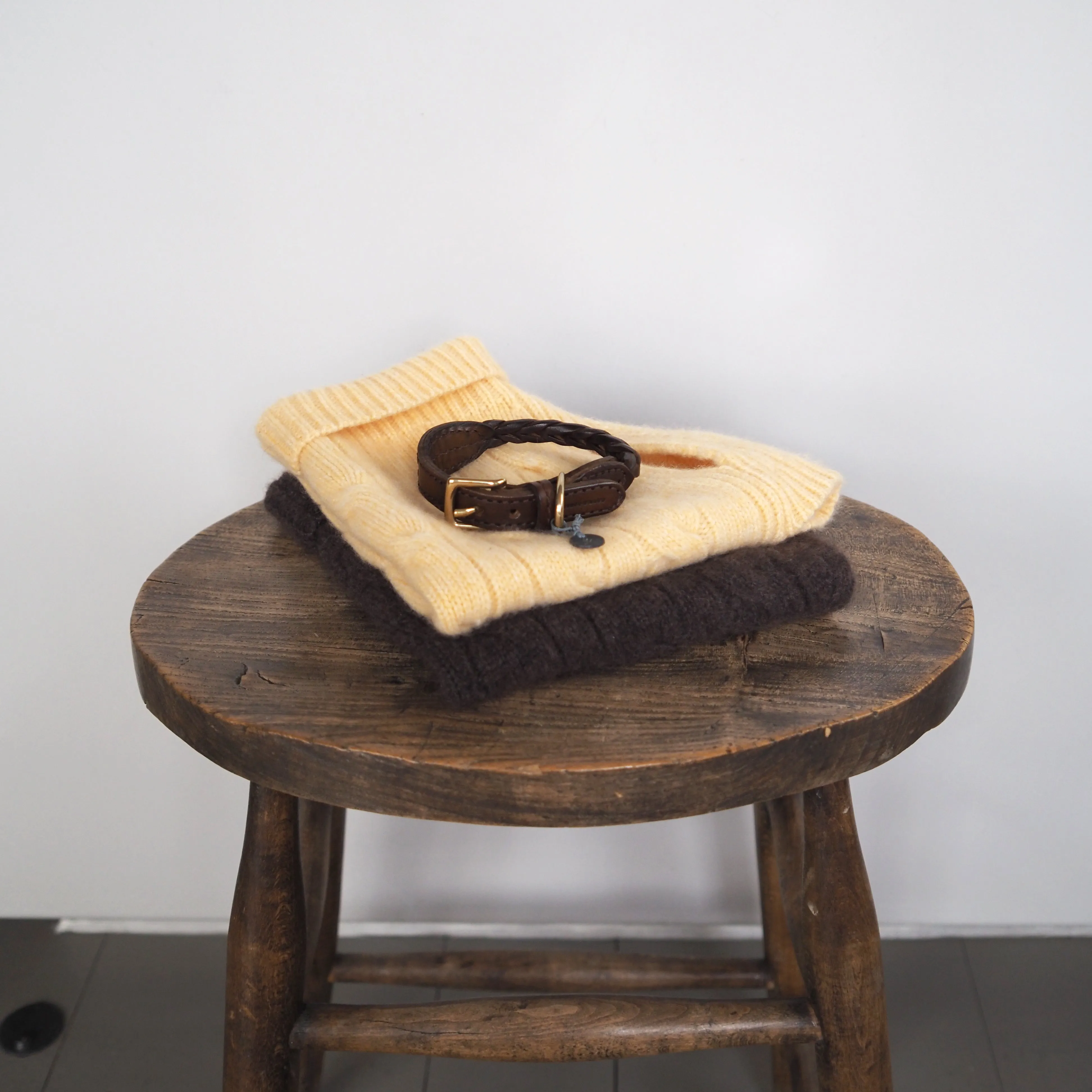 Cable Cashmere Dog Pullover