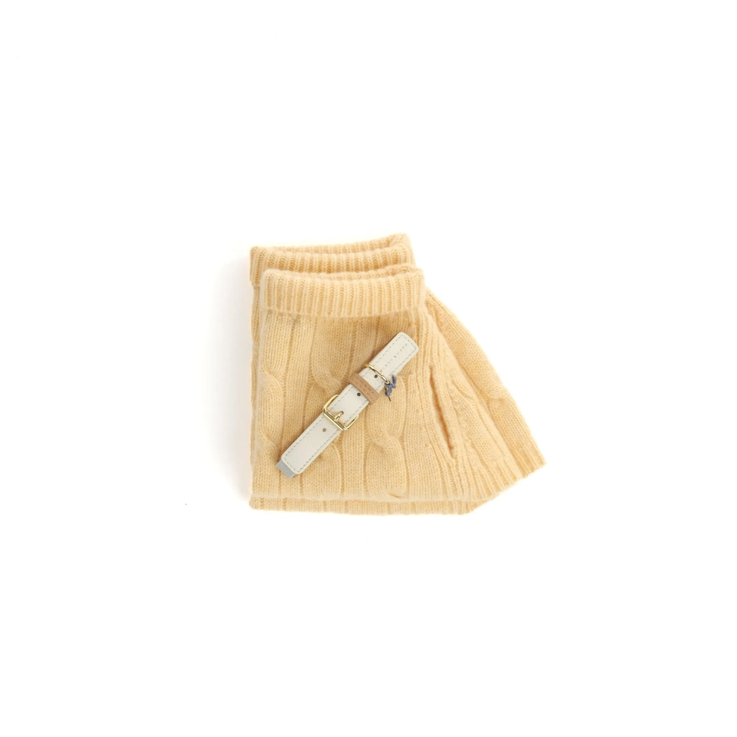 Cable Cashmere Dog Pullover