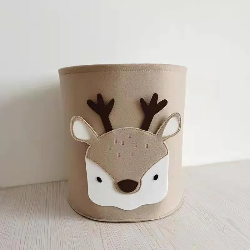 Cartoon Cute Wool Felt Storage Bin, HG0106