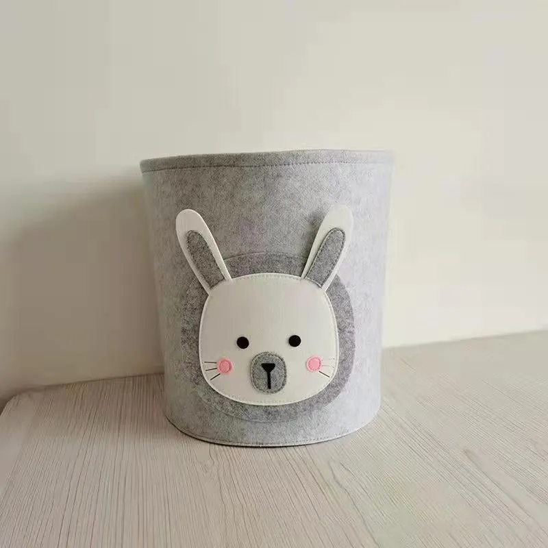 Cartoon Cute Wool Felt Storage Bin, HG0106