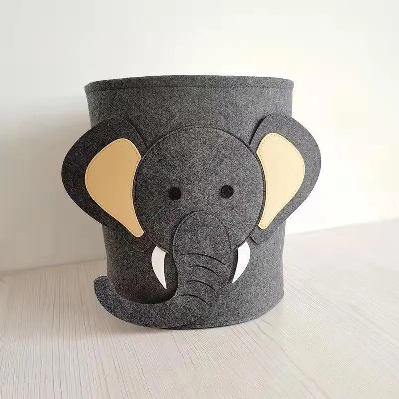 Cartoon Cute Wool Felt Storage Bin, HG0106