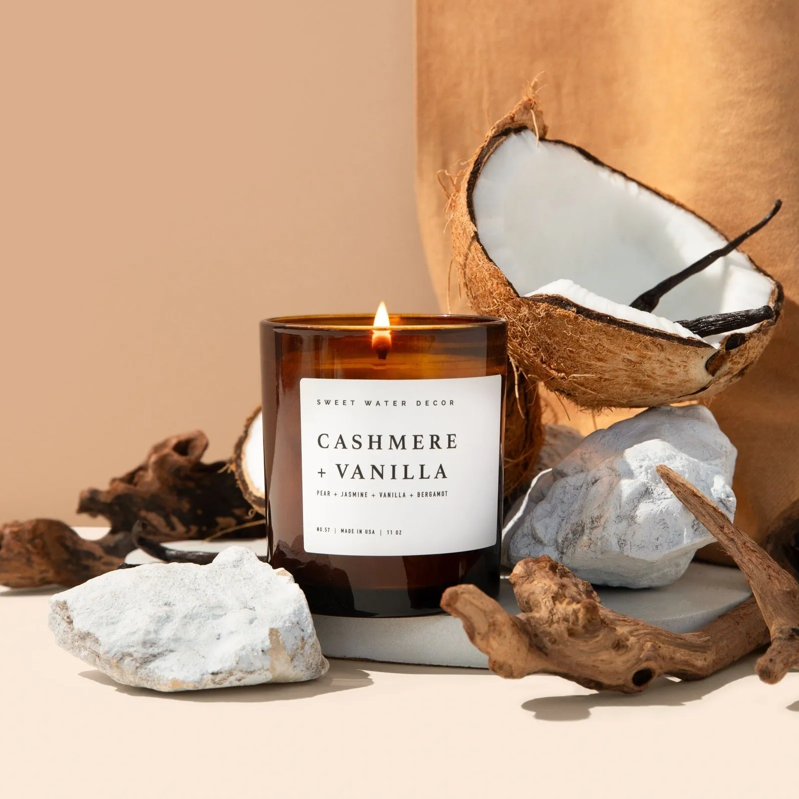 Cashmere and Vanilla Amber Jar Candle