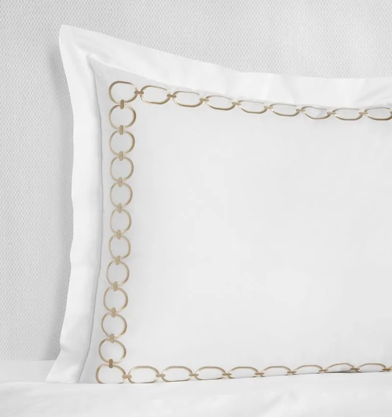 Catena Sand Bedding by Sferra
