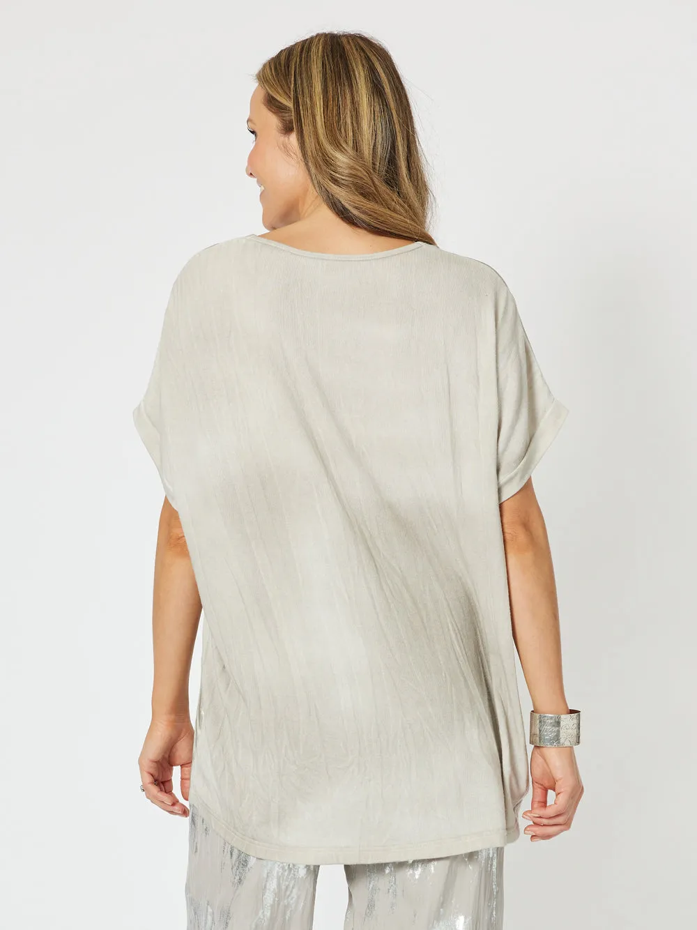 Champagne V-neck T-shirt - Champagne