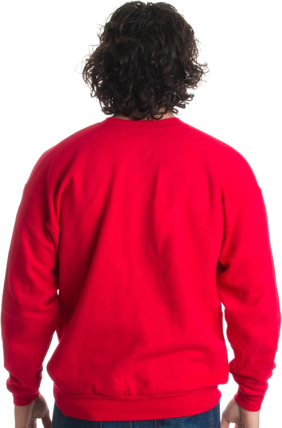 Christmas Sweater Sweatshirts | Santa Claus and Elf Holiday Crewneck Sweatshirt