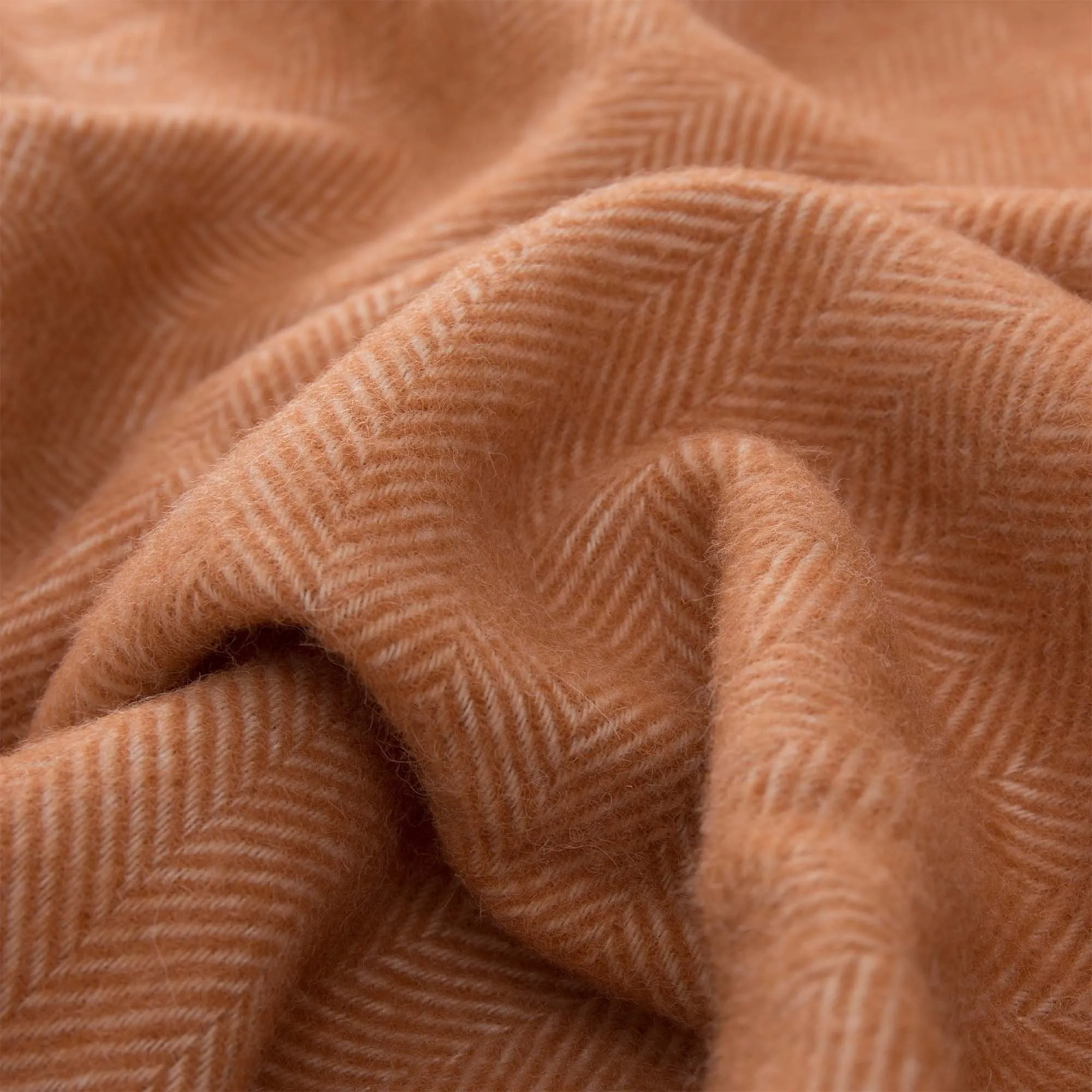 Corcovado Alpaca Blanket [Terracotta/Off-white]