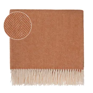 Corcovado Alpaca Blanket [Terracotta/Off-white]