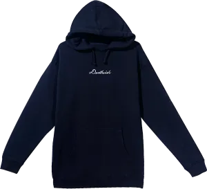 Deathwish Script Navy Blue Hoodie