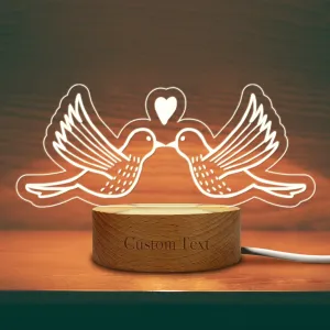 Doves- Custom LED Night Light