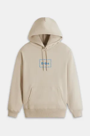 Drôle de Monsieur 'Le Hoodie Drôle Tresse' Hoodie - Beige