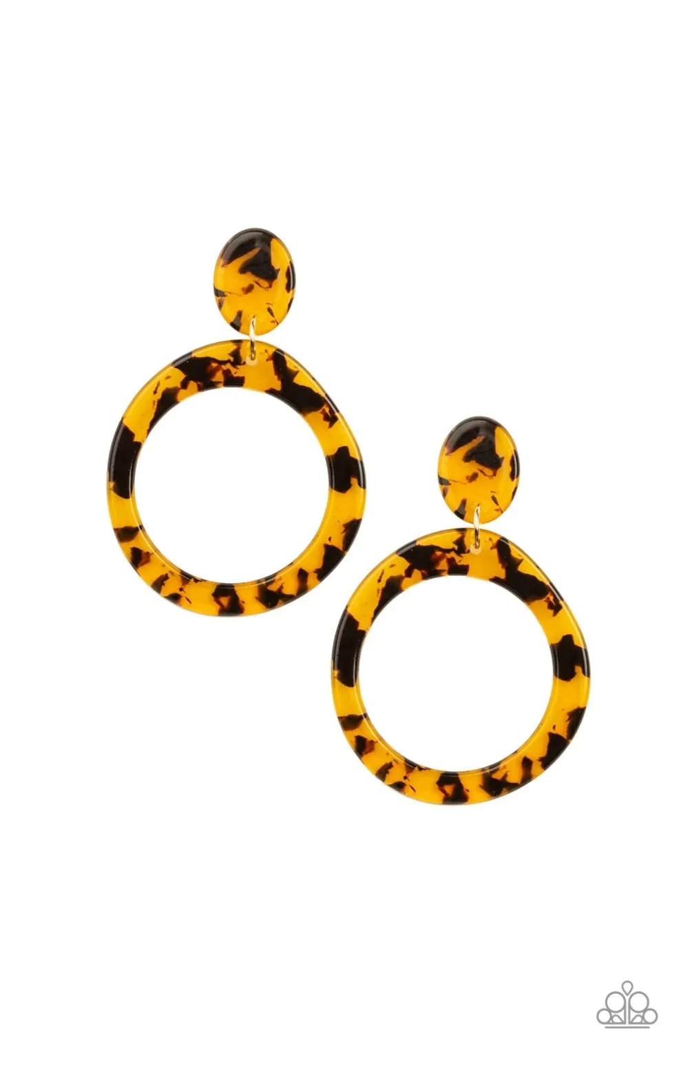 Fish Out Of Water Yellow Post - Paparazzi Accessories