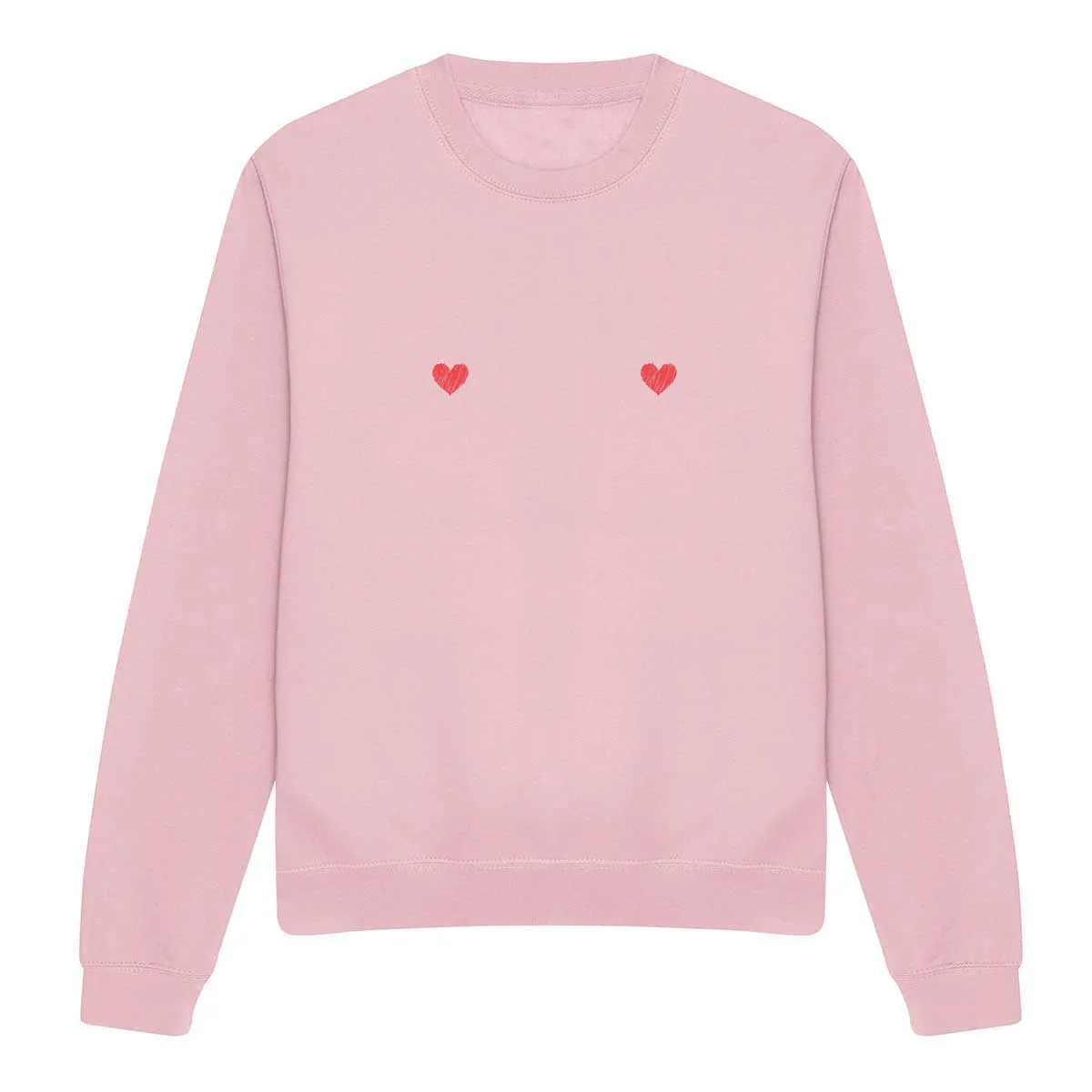 Heart Nipple Feminist Sweatshirt