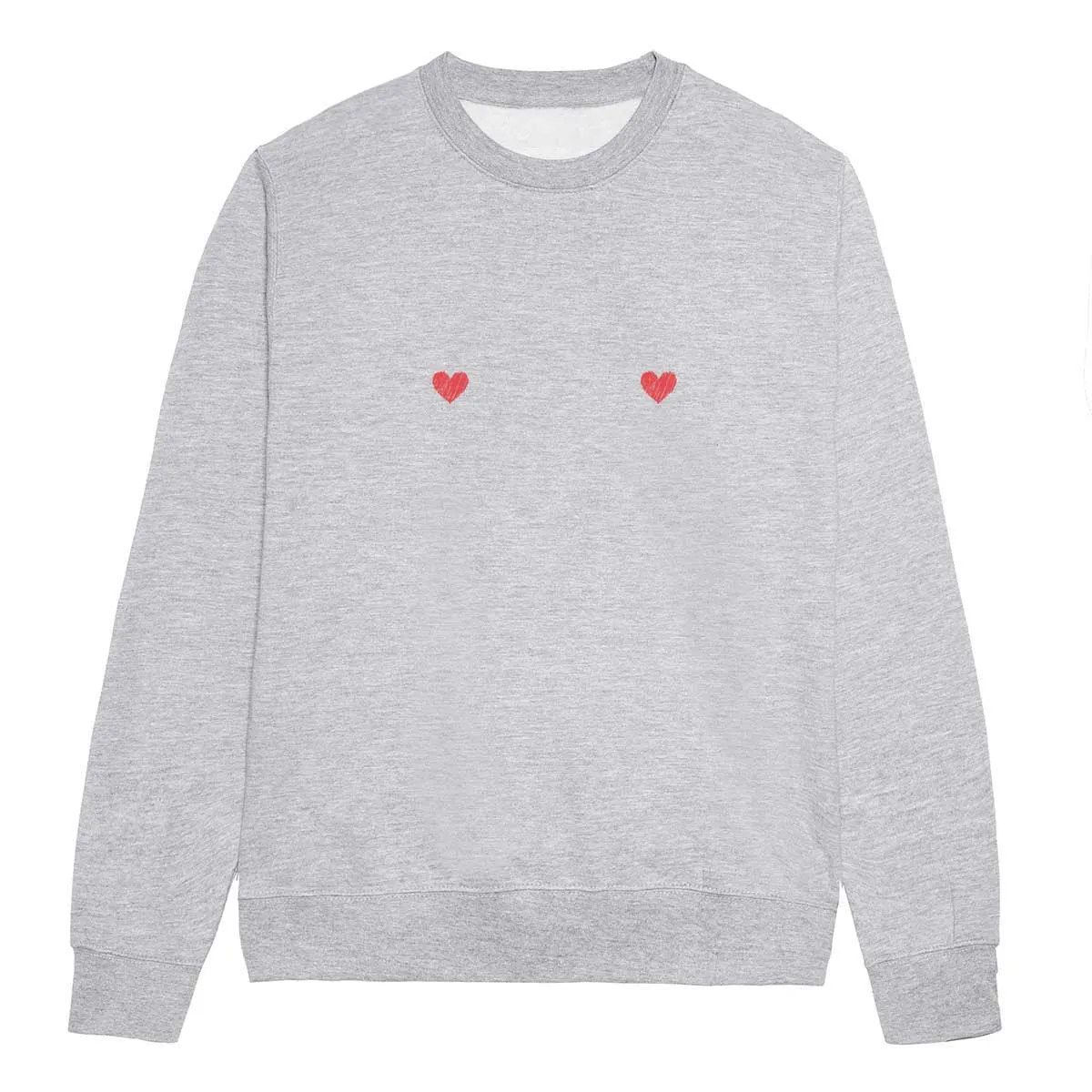 Heart Nipple Feminist Sweatshirt