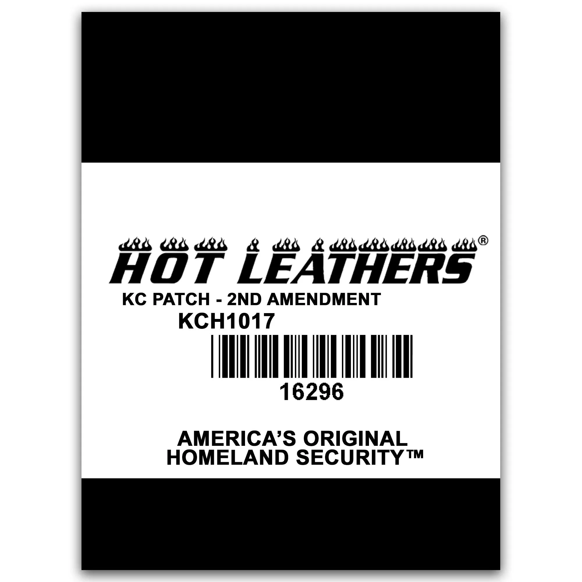 Hot Leathers KCH1017 2nd Amendment America's Original Homeland Security Embroidered Keychain