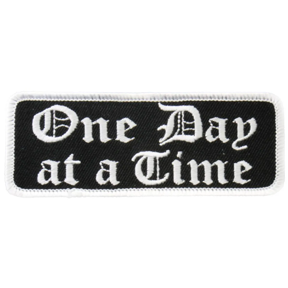 Hot Leathers PPL9224  One Day At A Time 4" x 2" Patch
