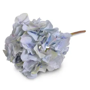 Hydrangea Stem, 19" L - Light Blue