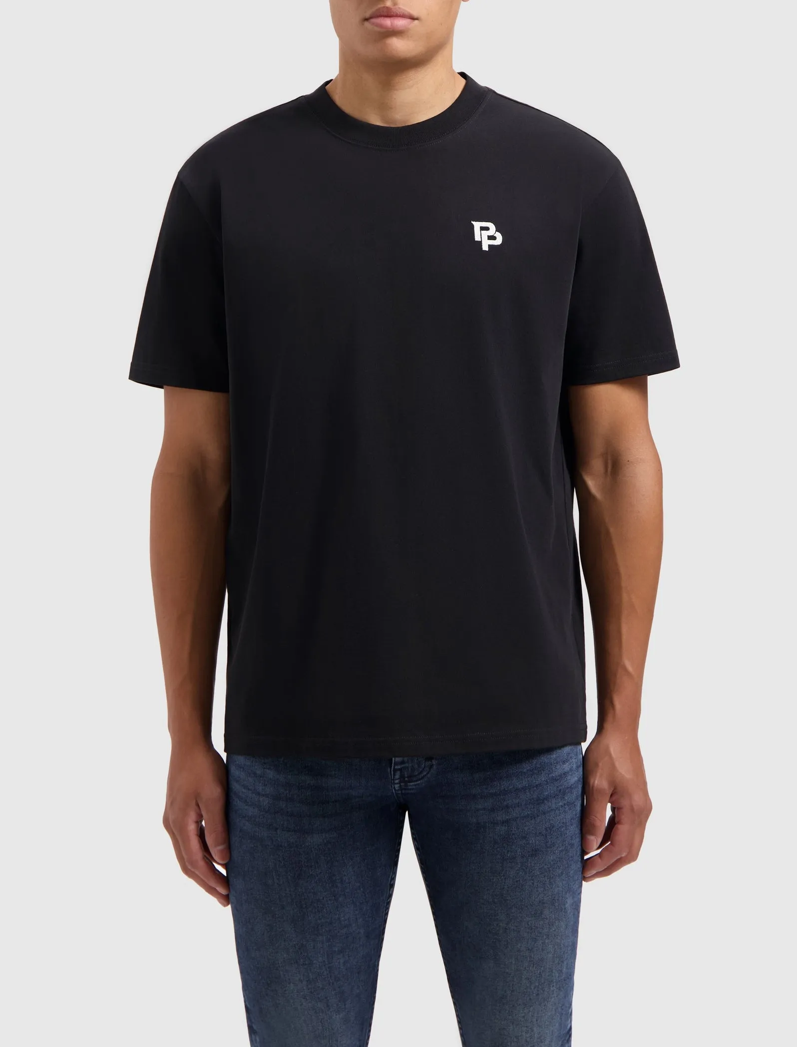 Initials T-shirt | Black