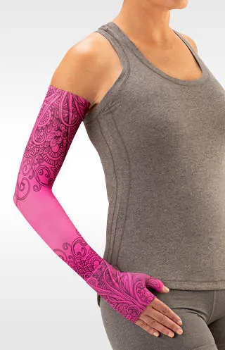 Juzo Soft Arm Sleeve w/Silicone Band (BOHO GROOVY)