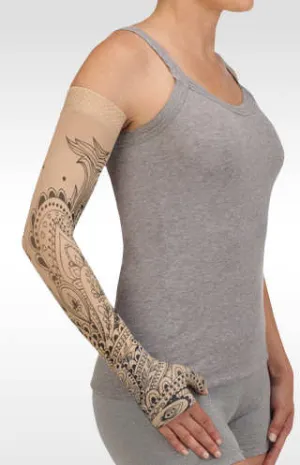Juzo Soft Arm Sleeve w/Silicone Band (BOHO SPIRIT HENNA-BEIGE)