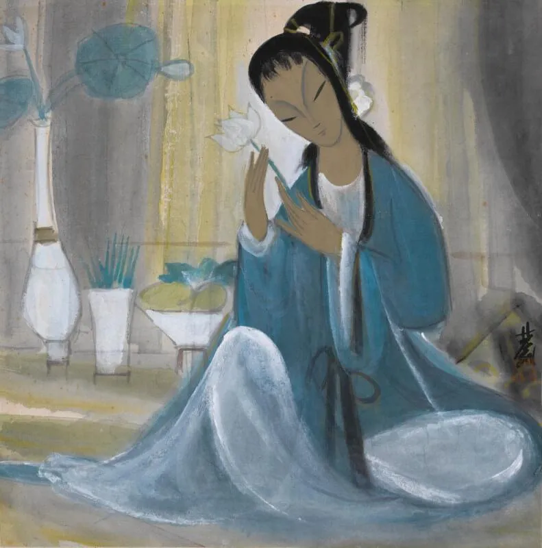 Lady In Blue