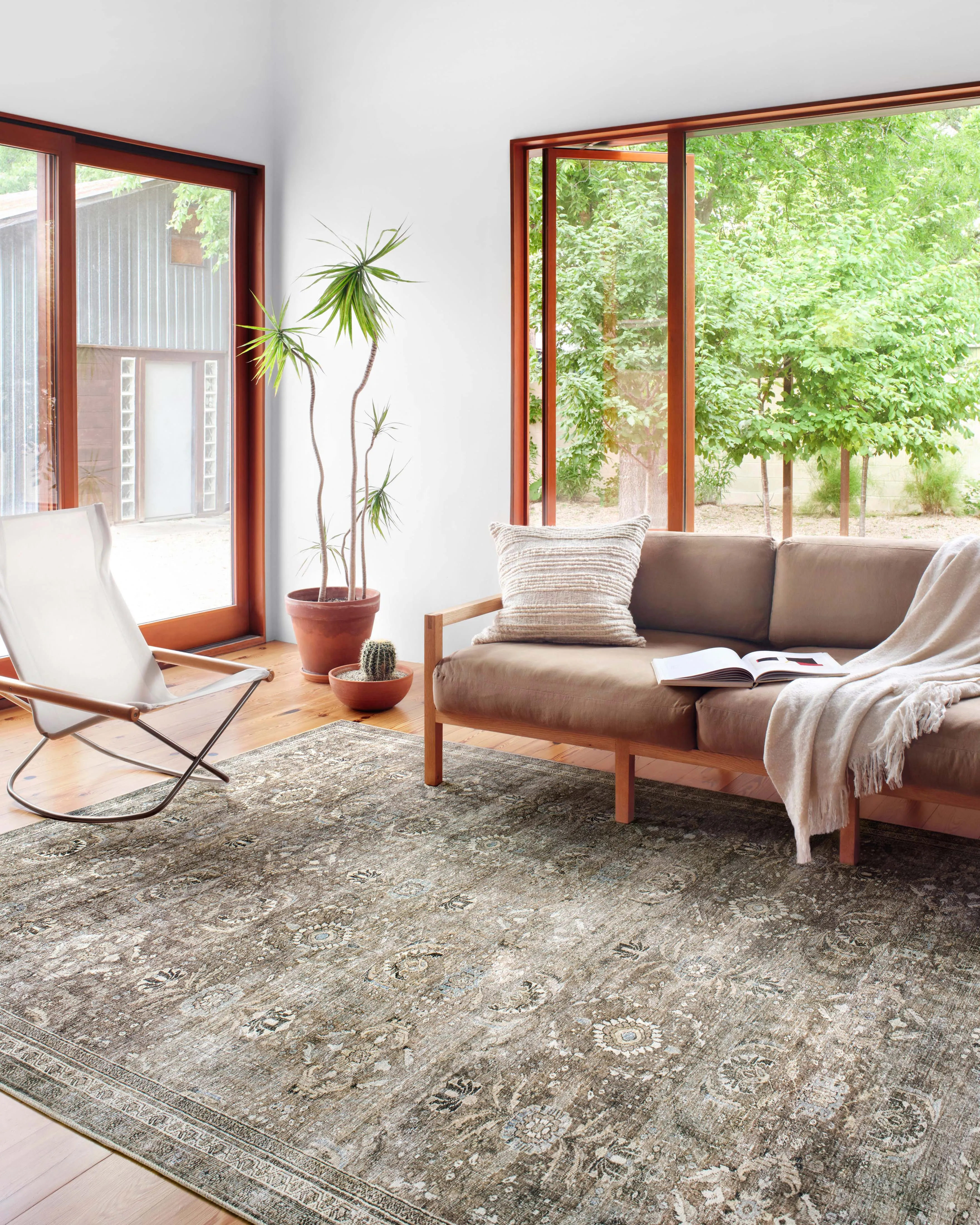 Layla Rug in Antique & Moss