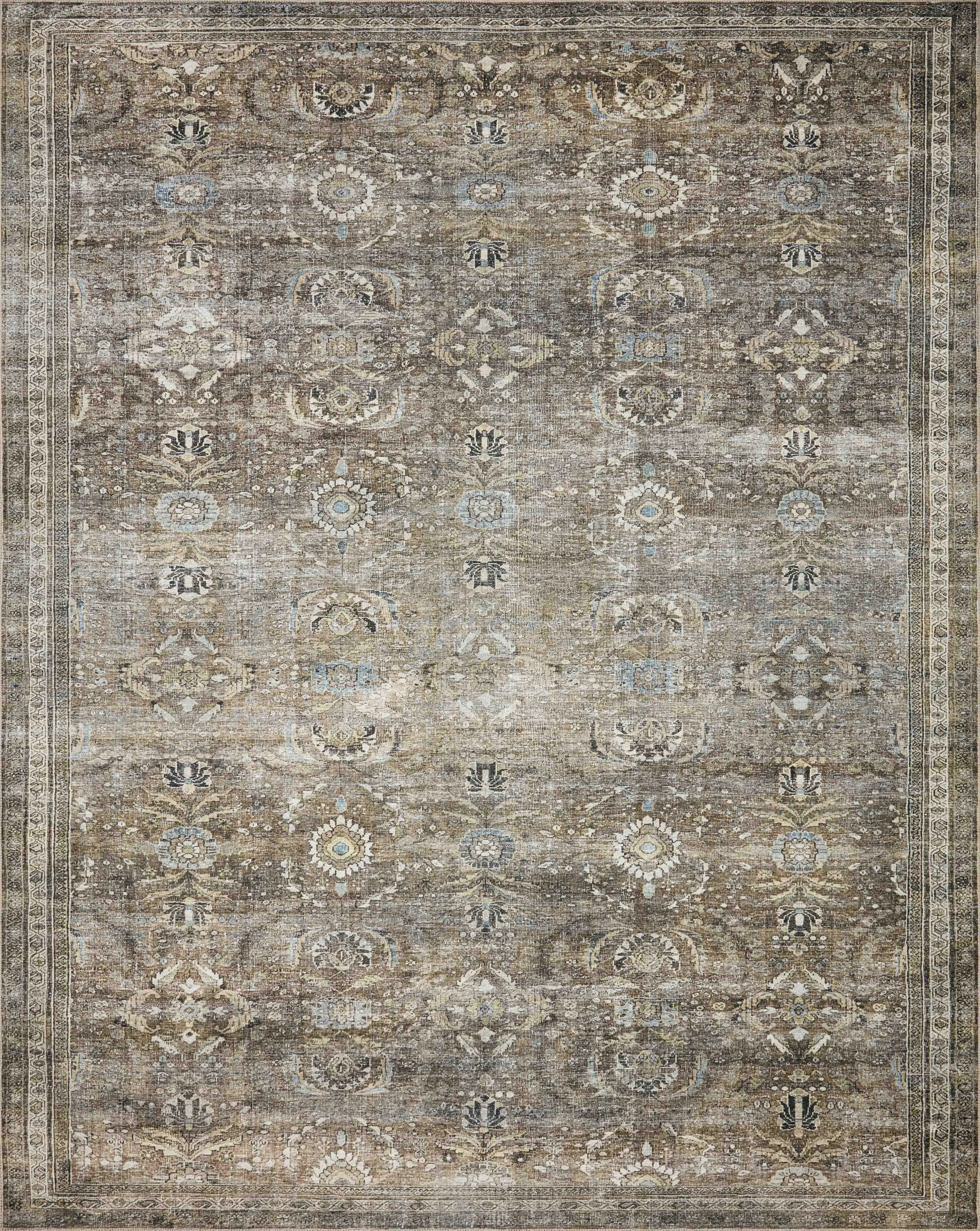 Layla Rug in Antique & Moss