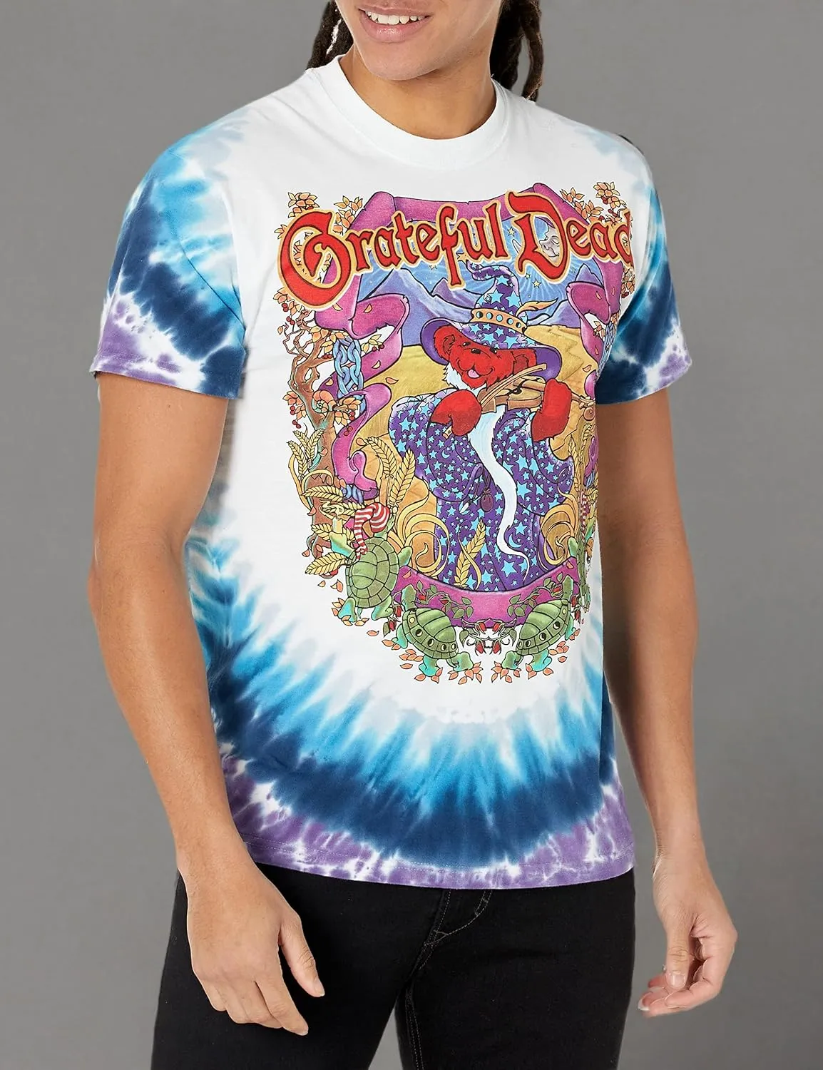 Liquid Blue Men's Grateful Dead-Terrapin Moon T-Shirt
