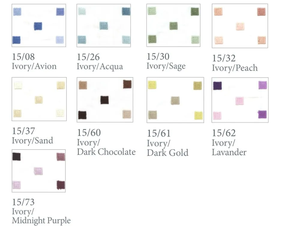 Minerva Embroidery Bedding by Dea Linens