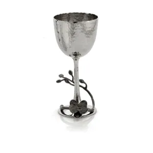 Orchid - Black Shabbat Kiddush Cup by Michael Aram