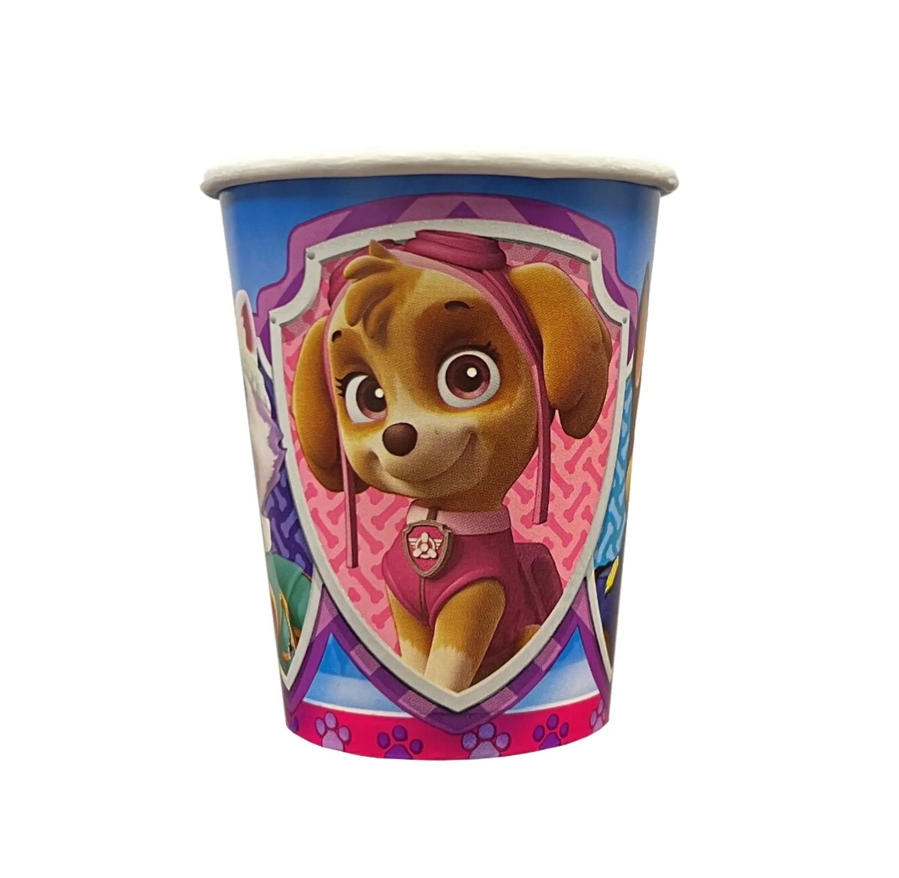 Paw Patrol "Skye Pink" 9oz Cups - 8 Cups/Pack or 96 Cups/Unit