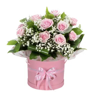 Pink Roses Love 12pcs