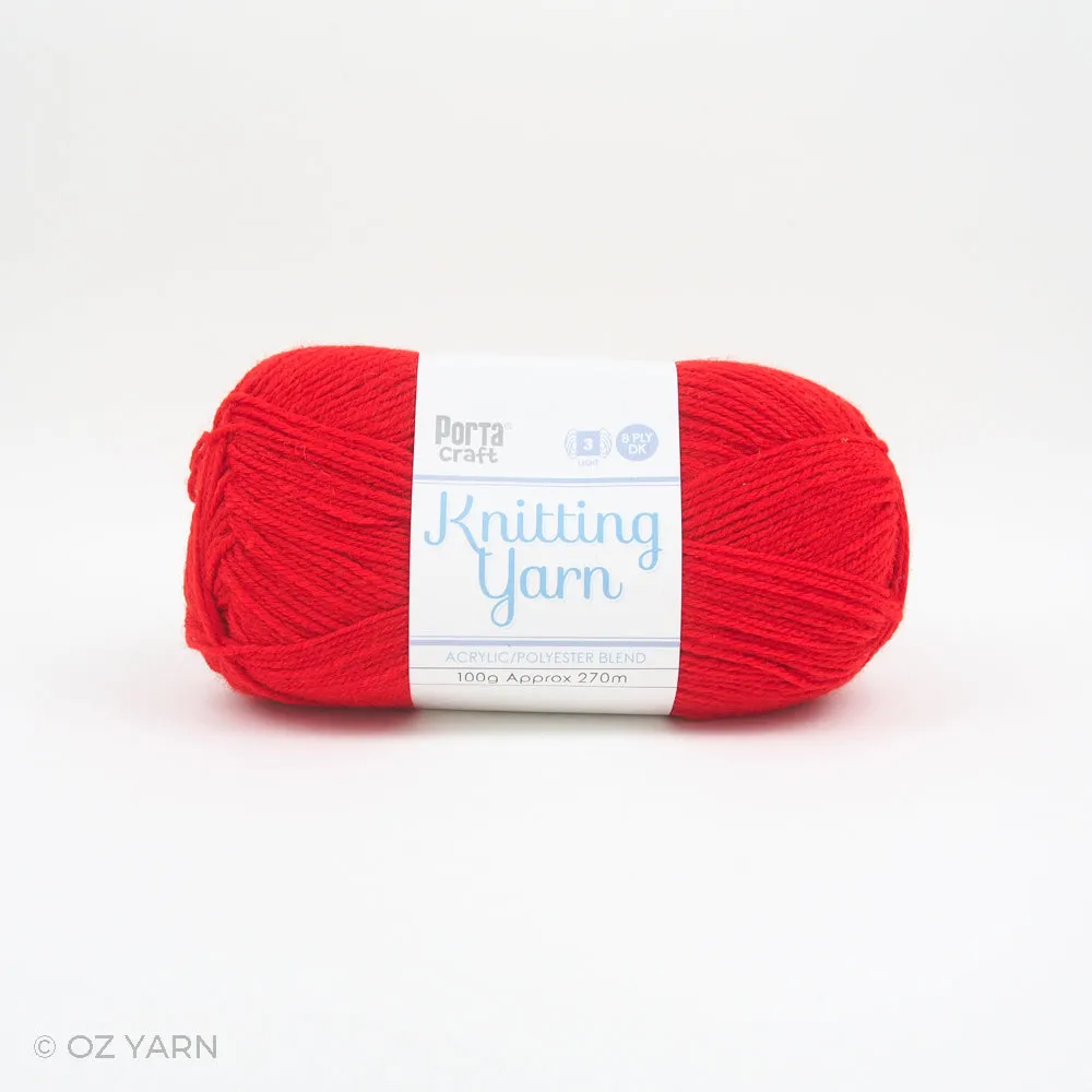 Porta Craft Acrylic/Polyester Blend 8ply Yarn 100g