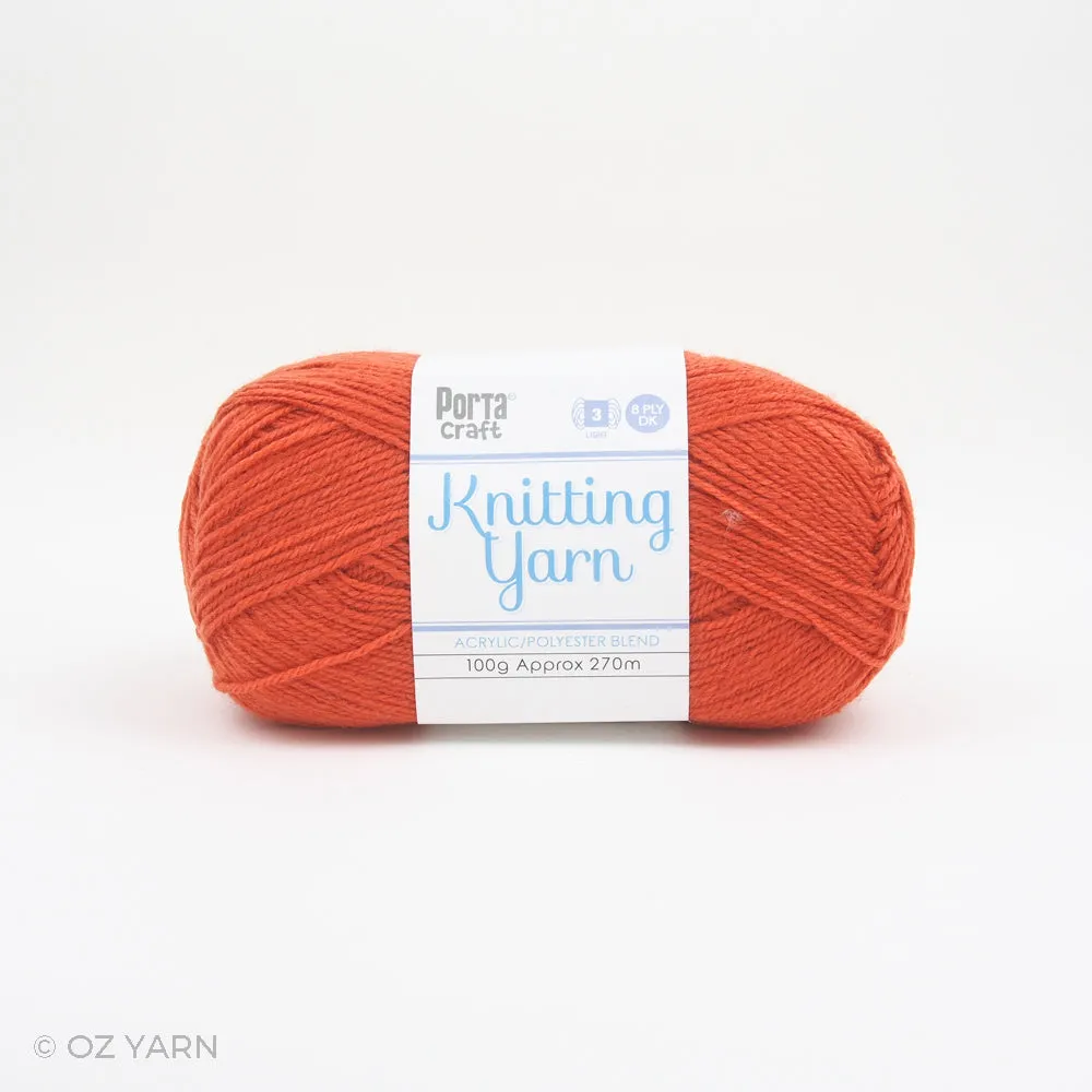 Porta Craft Acrylic/Polyester Blend 8ply Yarn 100g