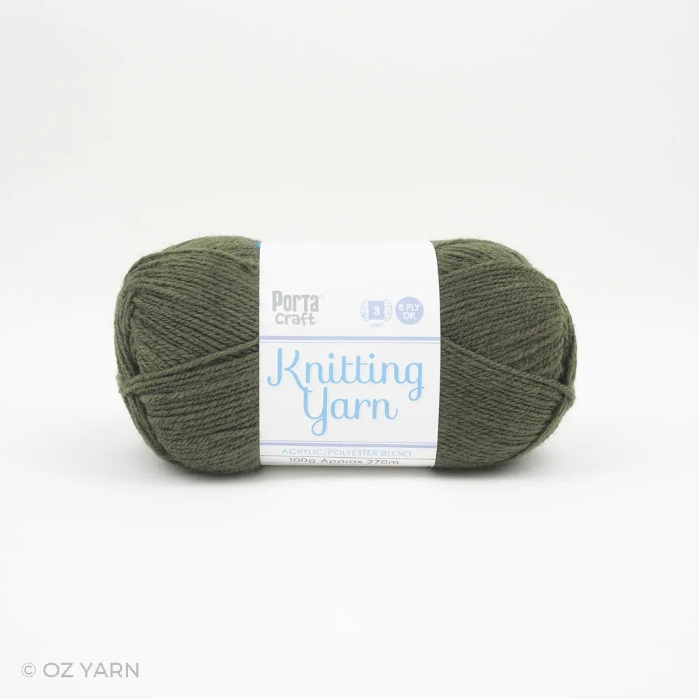 Porta Craft Acrylic/Polyester Blend 8ply Yarn 100g