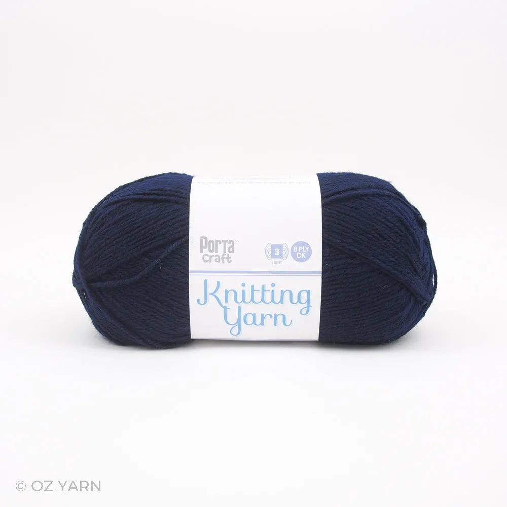 Porta Craft Acrylic/Polyester Blend 8ply Yarn 100g