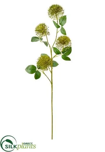 Silk Plants Direct Allium Spray - White - Pack of 12