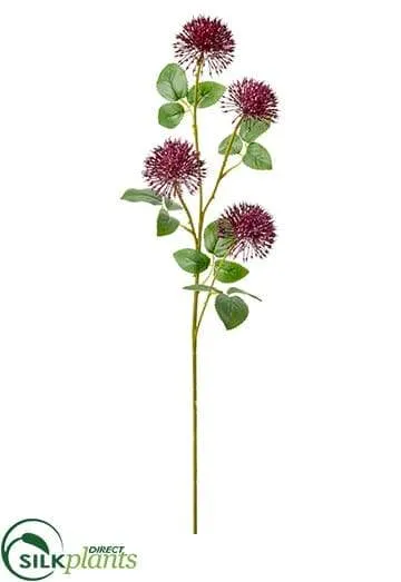 Silk Plants Direct Allium Spray - White - Pack of 12