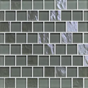 Spruce Mixed, 1-1/2" x 1-1/2" - Glass Tile