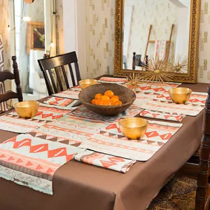 Table Runners Custom Printed with Your Art Design|Cotton Twill Fabric