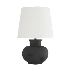 Troy Charcoal Terracotta Lamp