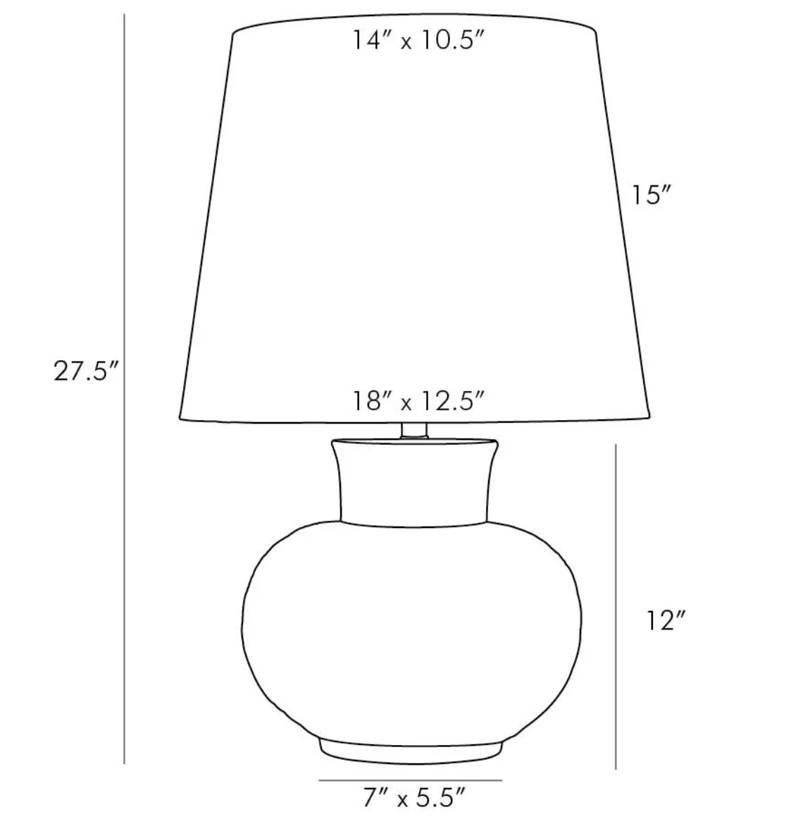 Troy Charcoal Terracotta Lamp