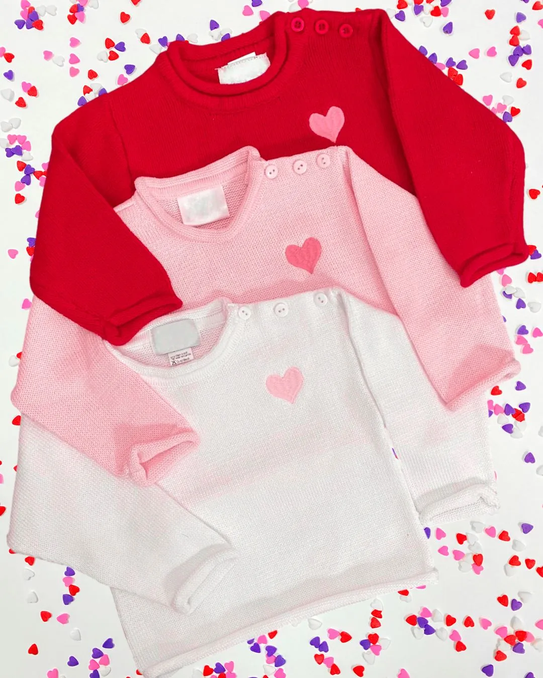 Valentine’s Day Heart Rollneck Sweater